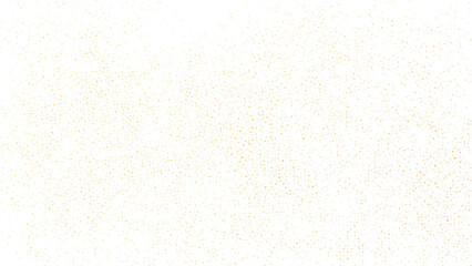 Festive Gold Glitter Scatter. Shimmering Particles and Confetti Splatter Background