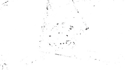 Distressed Grunge Overlay Texture. Abstract Dust Grain Scratch Black White Vector