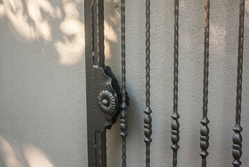 Wrought Iron Fence. Metal fence