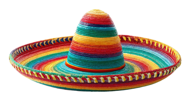 Colorful sombrero hat
