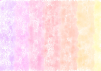 水彩風抽象、背景、紫から黄色系、暖色系