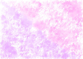 水彩風抽象、背景、紫とピンク