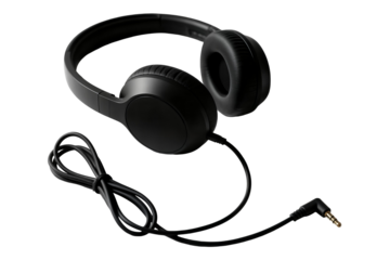 wired headphone concept png transparent background concepto de auriculares con cable formato png con fondo transparente concept de casque filaire png fond transparent kulaklık kulaklik