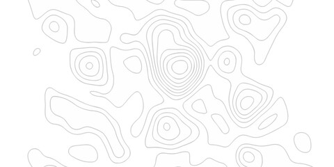 Abstract topographic White wave paper curved reliefs. Topographic map patterns, topography line map. Abstract white topography vector background. Contour maps. Vector illustration.