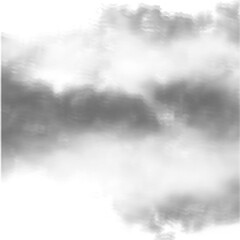 Dark Gray smoke  texture overlay on Transparent background