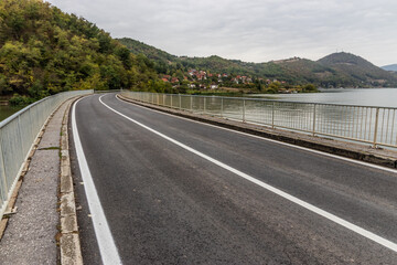 Bridge of road 34 over Porecka river, Serbia