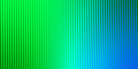 Obraz premium Green to Blue Vertical Corrugated Gradient Background