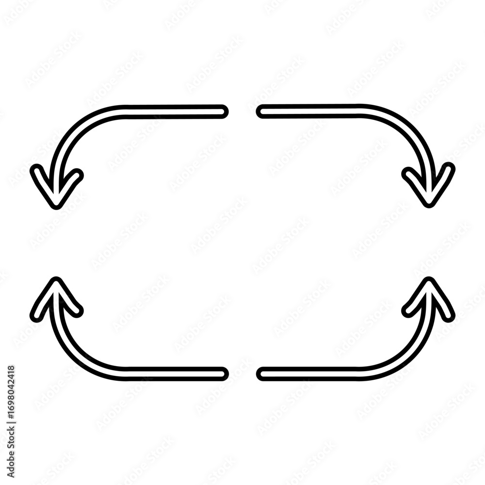 Poster pointer icon vector. arrow illustration sign. direction symbol collection. route logo. course mark.