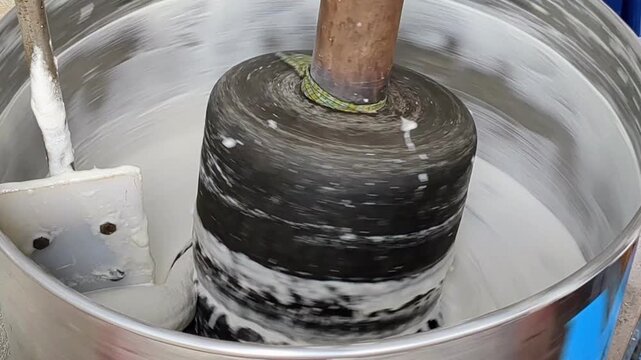 Atta Grinding for Idli &ndash; Traditional Batter Preparation Process