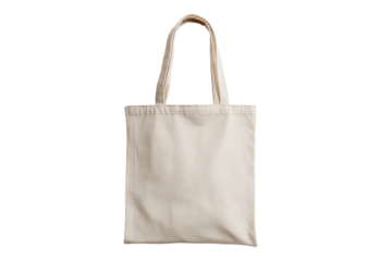 Blank off-white tote bag