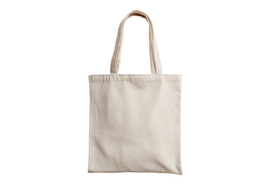 Blank off-white tote bag