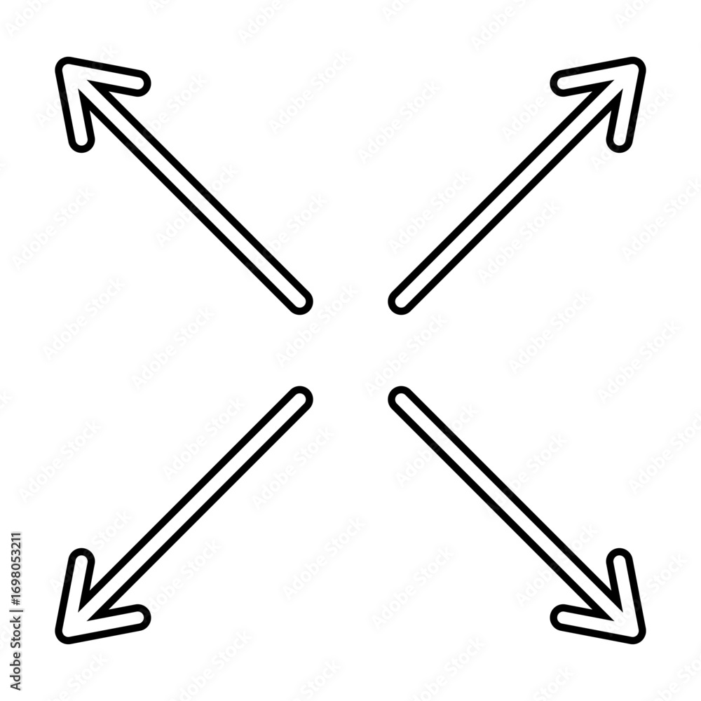 Poster pointer icon vector. arrow illustration sign. direction symbol collection. route logo. course mark.