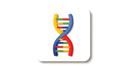 DNA icon vector