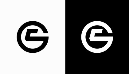 letter GS G5  Abstract initial monogram alphabet logo vector design