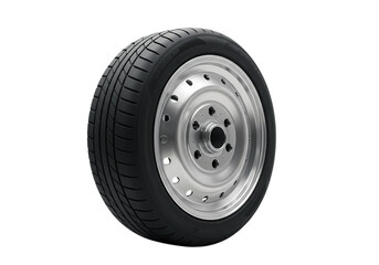 Fototapeta premium Electric Wheel Motor Powerful Efficient Hub Motor Design isolated on transparent background