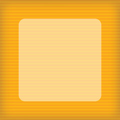 Minimalist yellow and orange background with a soft gradient square frame and rounded edges, abstract geometric social media template.