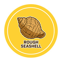 Rough seashells icon 