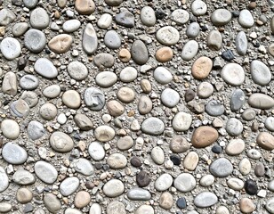 Pebble-filled wall texture