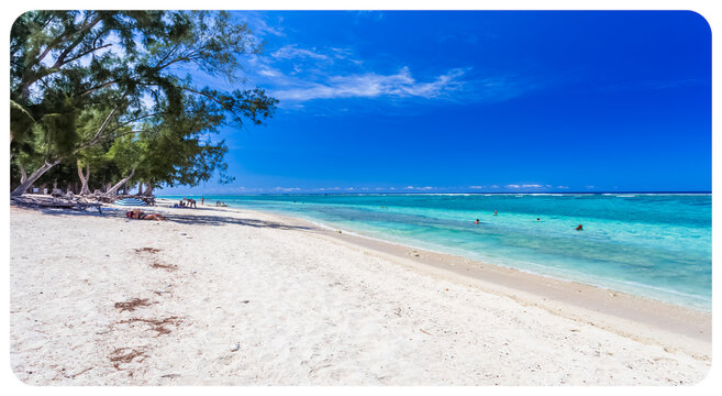 Lagon de l&rsquo;Hermitage, &icirc;le de La R&eacute;union 