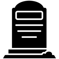 Obraz premium Grave Icon