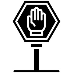 Obraz premium Stop Sign Icon