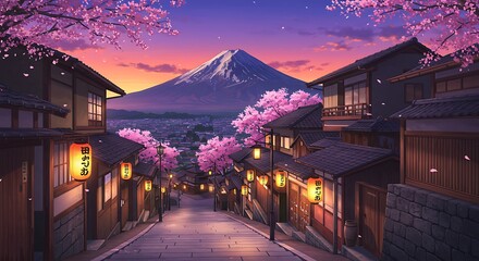 Twilight Blossom Path