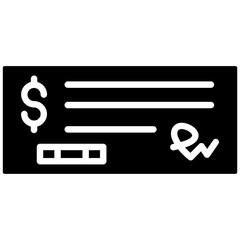 Cheque Icon