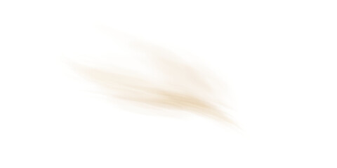 Hot air flow effect isolated on transparent background. Illustration of abstract gold swirls. Symbol of infrared light beam, heat energy radiation trail, warm wind blowing