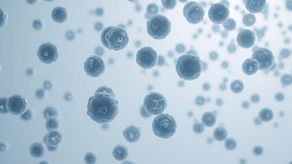Micrograph of Cryptococcus neoformans, a pathogenic yeast known to cause meningitis in some cases. 