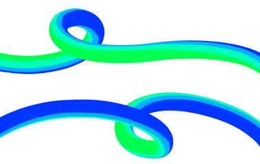 Abstract hand drawn art bold lines organic shapes modern minimalist illustration for professional design isolated on transparent background Hand Draw Line ART