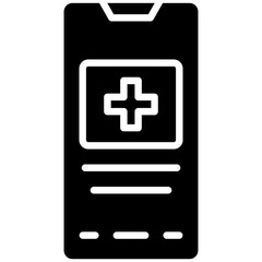 Obraz premium Medical App Icon