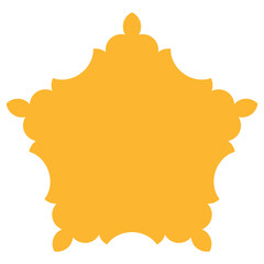 Decorative Gold Frame Vector Design