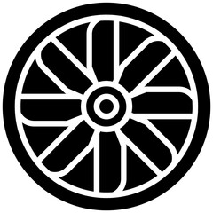 Obraz premium Plane Turbine Icon