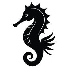 seahorse vector icon