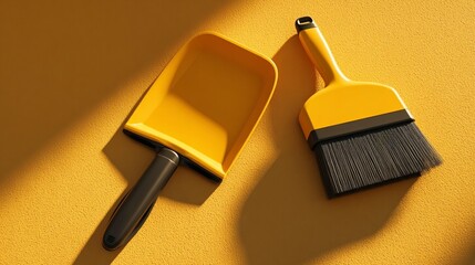 Yellow cleaning tools