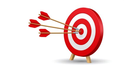 Target with multiple arrows