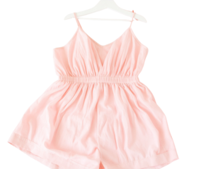 Soft Pink Bandeau and Shorts Summer Set – Transparent Fashion PNG