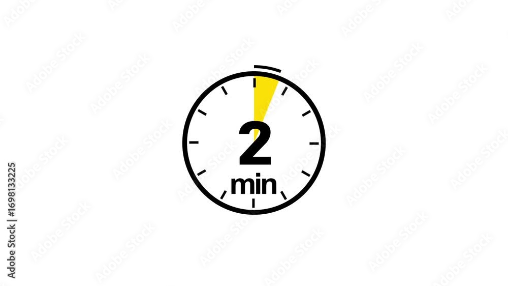 Poster 0 to 10 minutes on stopwatch icon in flat style. clock face timer on isolated background. countdown 