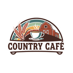 Country cafe cup garden house restaurant food