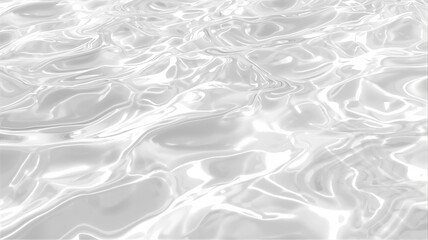 Obraz premium Pearl White Glossy Water Effect