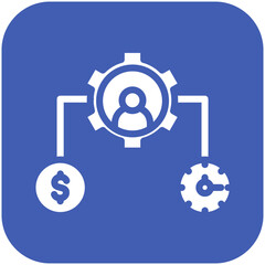 Obraz premium Resource Allocation Icon