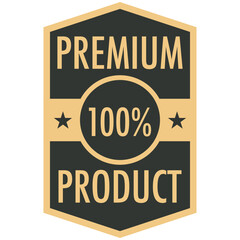 Set of Premium Quality Product Labels and Badges with Vintage Design Elements for Branding and Marketing