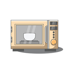 Furniture Microwave vector Design Simple For Bussines Food