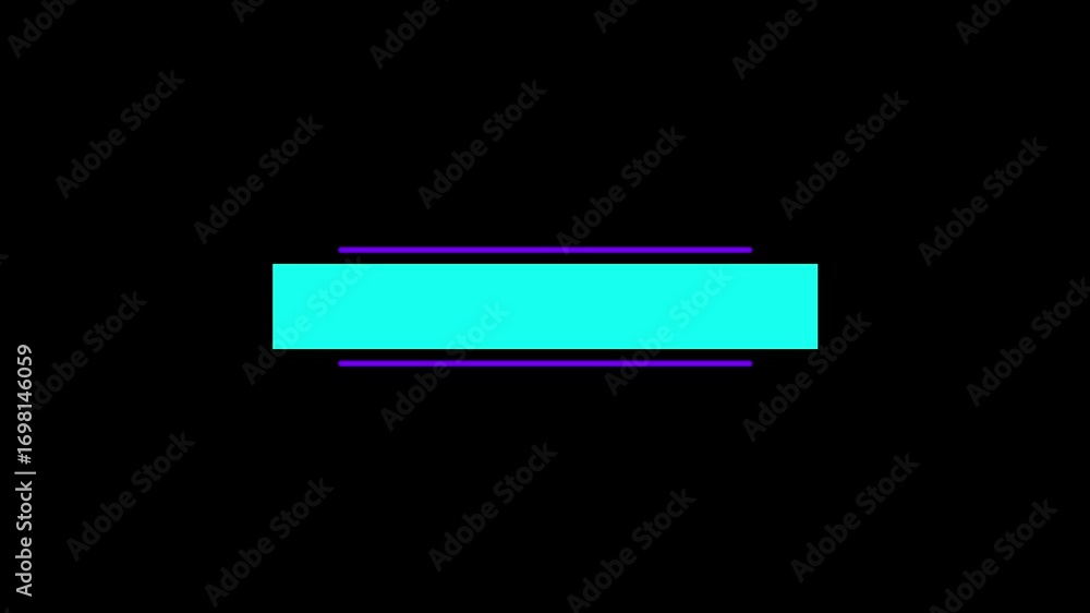 Poster abstract text box motion graphic animation, dynamic callout title overlay on black background. 4k vi