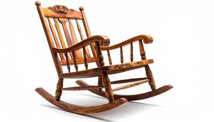 rocking chair isolated on white