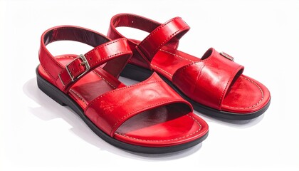 pair of shoe on white 