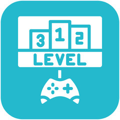 Obraz premium Custom Level Icon