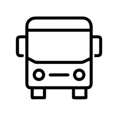 Bus transportation public transport vehicle icon bus stop school bus travel bus line transit icon vector