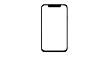 Smartphone with Blank Screen