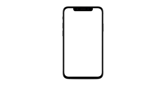 Smartphone with Blank Screen